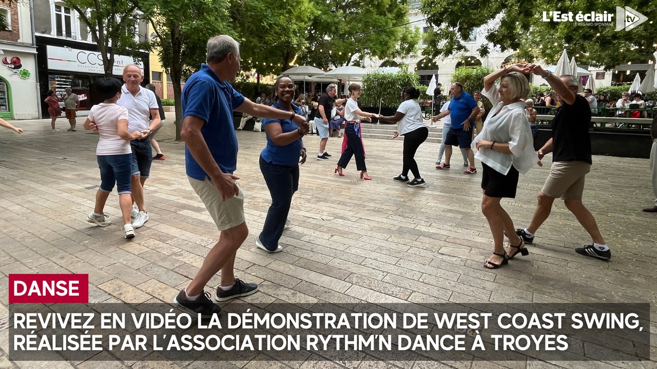 L’association Rythm’N Dance a réalisé une démonstration de West Coast swing à Troyes