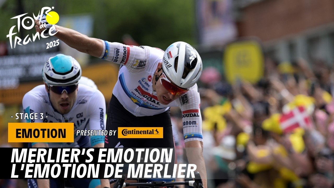 Winner's emotion - Stage 3 - Tour de France 2025