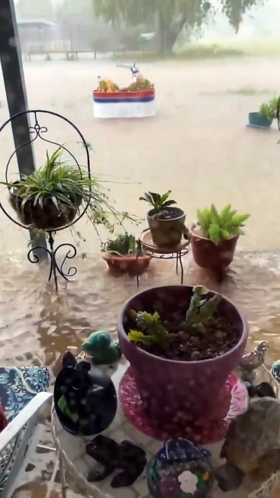 Major flooding occurred due to heavy rain in Seguin, Texas, USA 🇺🇸 (05.07.2025)