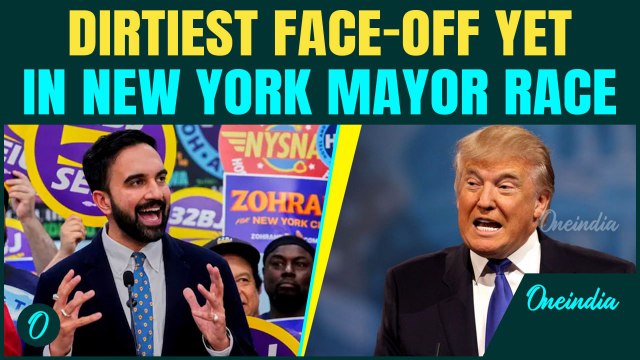 VIDEO: Zohran Mamdani Clashes With Trump As Face-off Gets Uglier | New York Mayor Polls