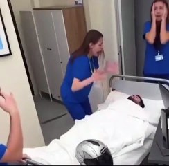 She experienced four different emotions in less than one minute #prank #funny