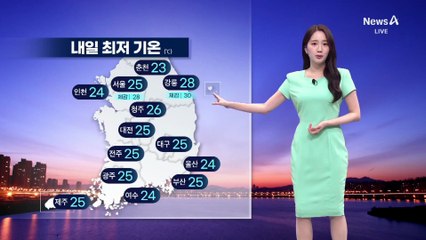 [날씨]열대야 지속…중북부 아침까지 비