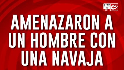 Violento robo en parada de colectivos queda registrado en video