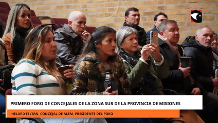 Se formó el primer Foro de Concejales de la Zona Sur de la Provincia de Misiones
