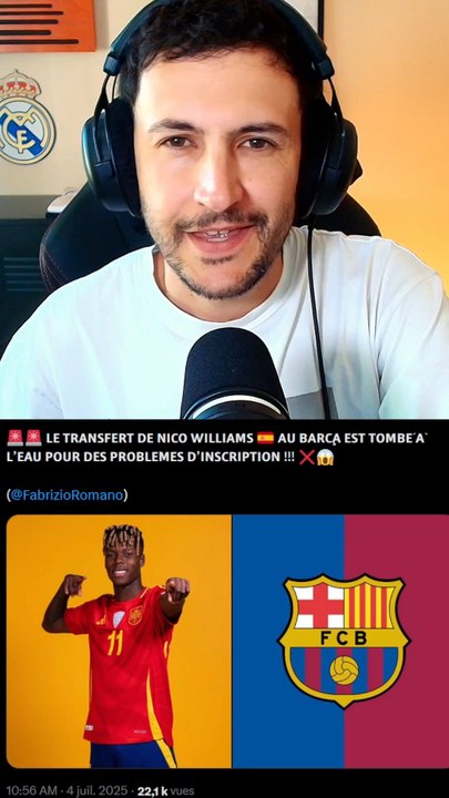 ❌ Quel fiasco pour le Barca ! Nico prolonge de 10 ans à Bilbao #barca #nicowilliams #mercato #athleticclub
