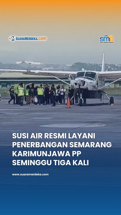 Susi Air Resmi Layani Penerbangan Semarang Karimunjawa PP Seminggu Tiga Kali
