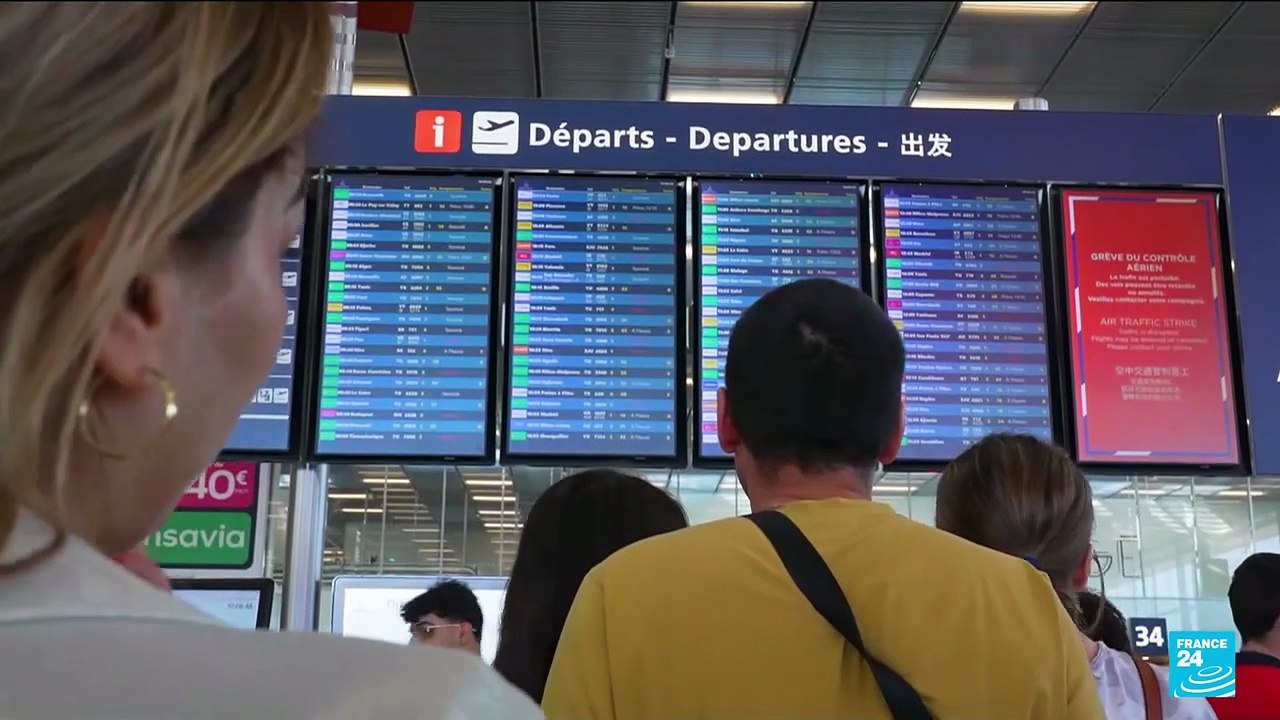 'Next time, I'll walk': Anger as French air traffic controllers' strike disrupts flights