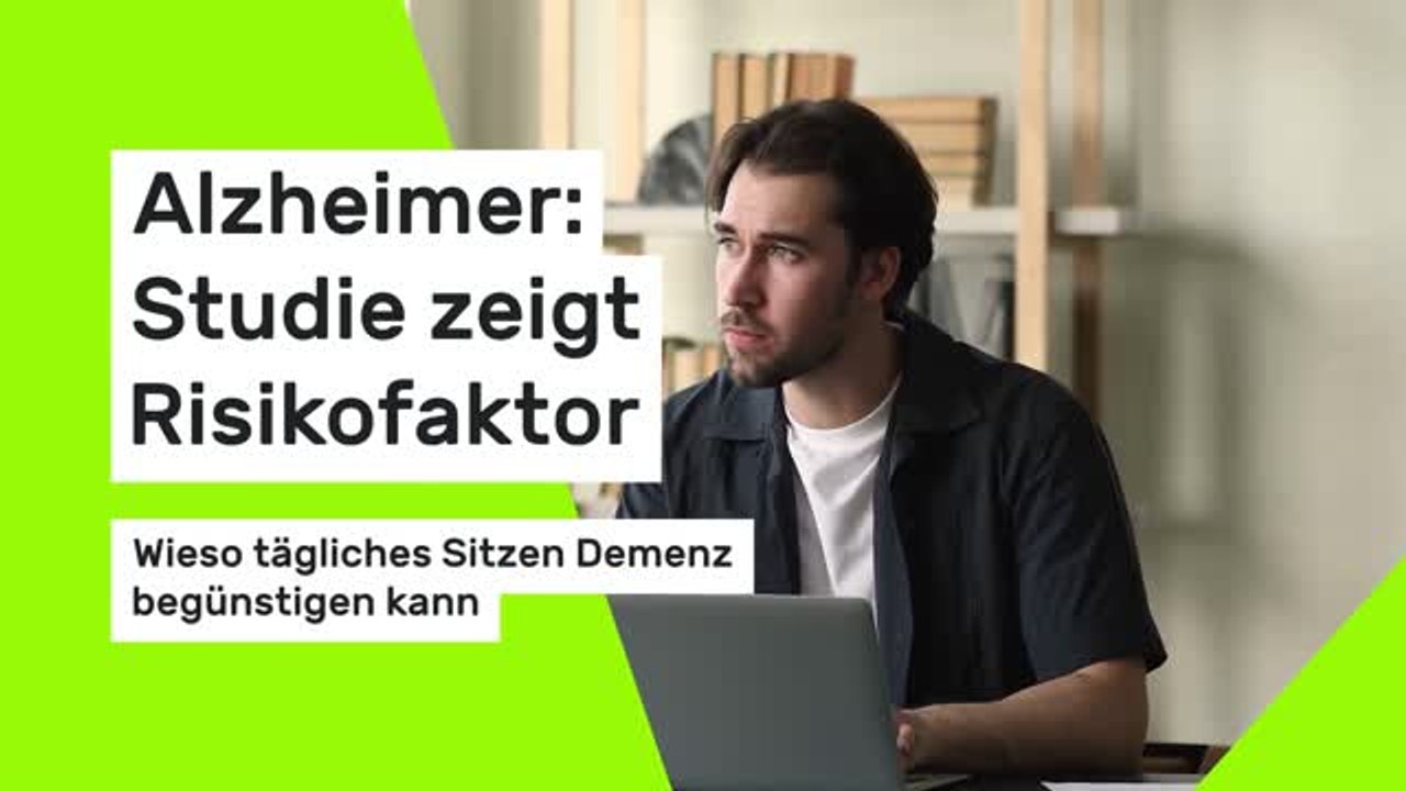 Studie deckt auf: Tägliches Sitzen ist ein Alzheimer-Risikofaktor