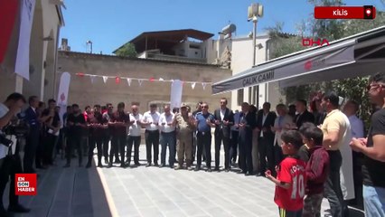 Kilis'te restorasyonu tamamlanan Çalık Cami ibadete açıldı