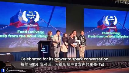 China asked New Zealand to Stop Screening of Food Delivery: Fresh From West Philippine Sea Documentary but instead won an Award
