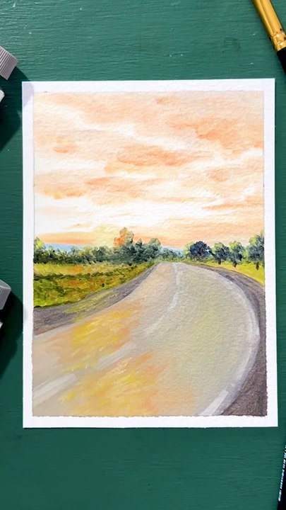 Peindre un paysage avec la peinture à l’huile Rembrandt du Géant des Beaux-Arts