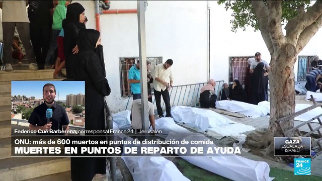 Más de 600 palestinos de Gaza han sido asesinados en puntos de reparto de ayuda, según la ONU