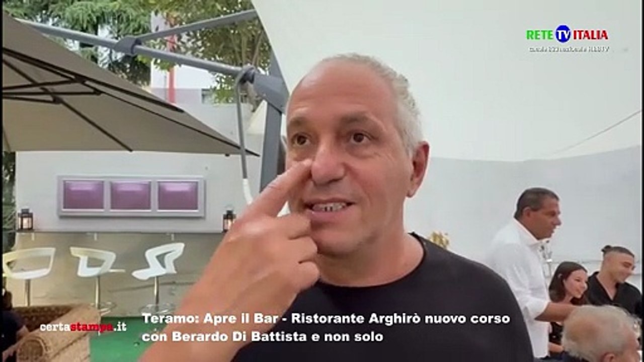Teramo Apre il Bar - Ristorante Arghirò nuovo corso con Berardo Di Battista e non solo
