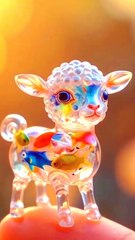 Mini Glass Zoo: A Rooster Full of Life!"