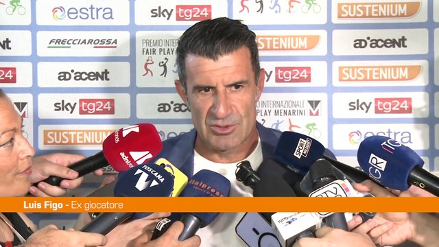 Premio Fair-play Menarini a Figo Sempre seguito valori sport