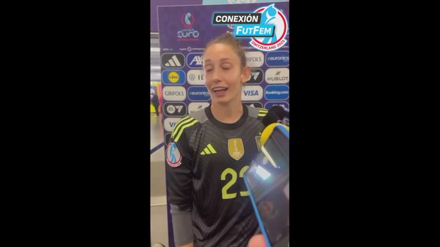 Nanclares tras el debut en la Eurocopa Femenina