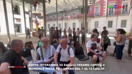 COPPA INTERAMNIA 52 EDIZIONE TERAMO CAPITALE MONDIALE DELLA PALLAMANO DAL 7 AL 13 LUGLIO