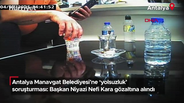 Manavgat Belediyesi'ne 'rüşvet' ve 'yolsuzluk' operasyonu