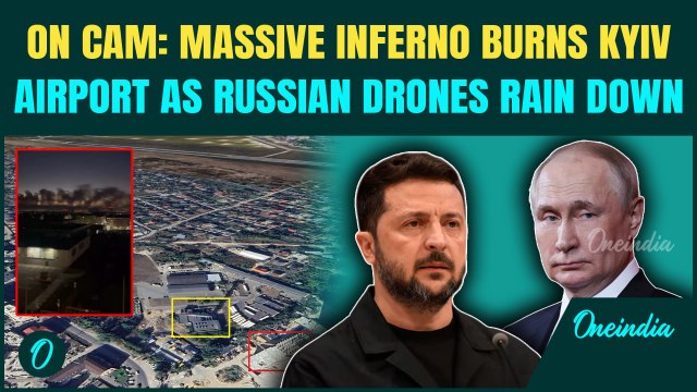 Russia Attacks Kyiv Airport BREAKING: Putin Bombs Zhuliany Airport, Civilian Areas In Six-Hour Raid
