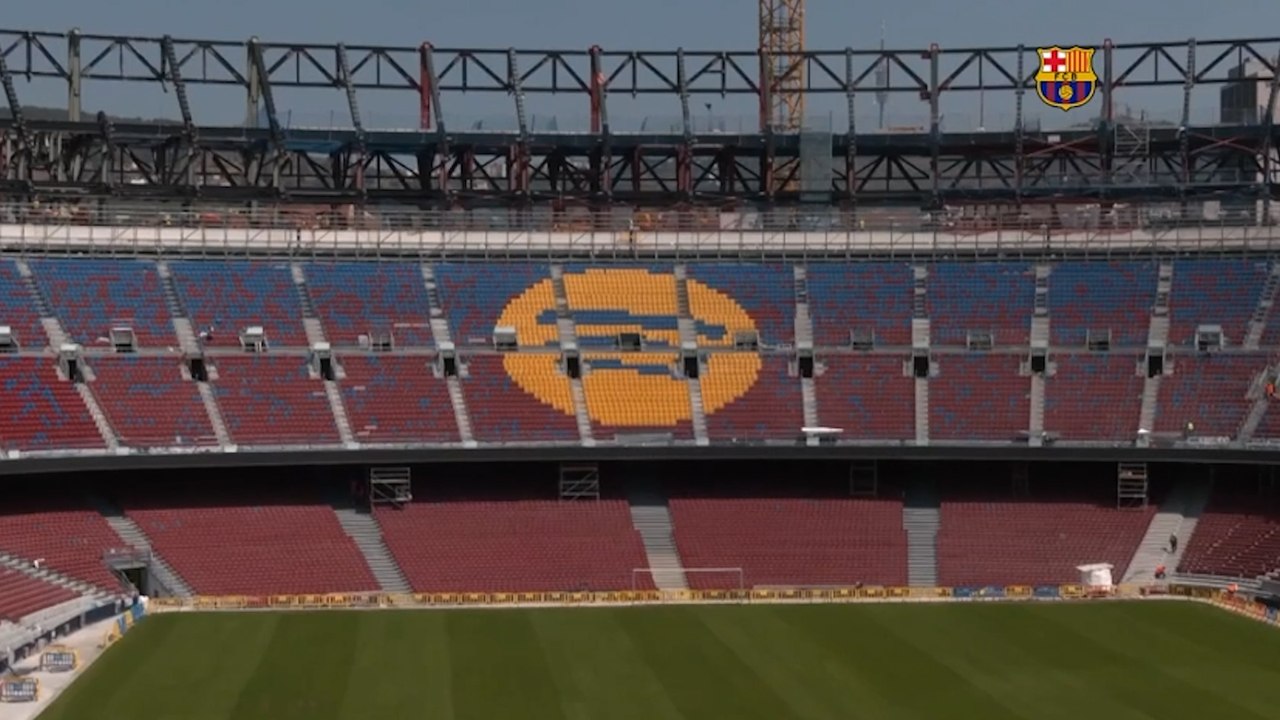 La Junta visita las obras del Spotify Camp Nou