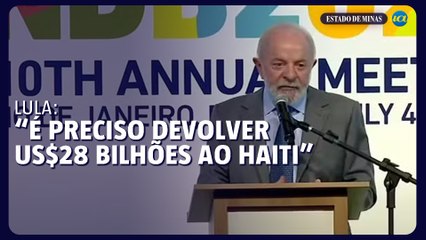 Lula: "se o Haiti pagou pra ser independente, deveria ter o dinheiro devolvido"