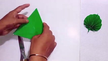 cara bikin origami berbentuk daun