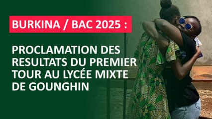 Burkina Faso/Baccalauréat 2025 : un taux de réussite de 54,54 % pour le jury 99 et de 21,83 % au 1ᵉʳ tour pour le jury 107 au lycée mixte de Gounghin