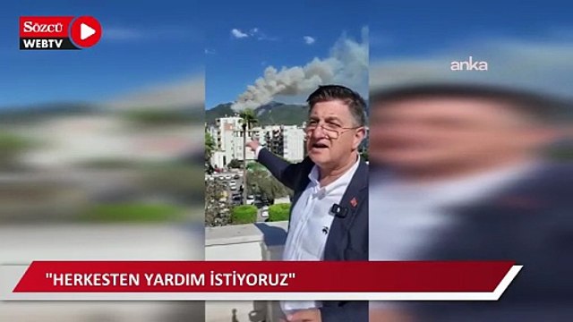 Hatay Dörtyol’da orman yangını... Belediye Başkanı Amaç: Herkesten yardım istiyoruz