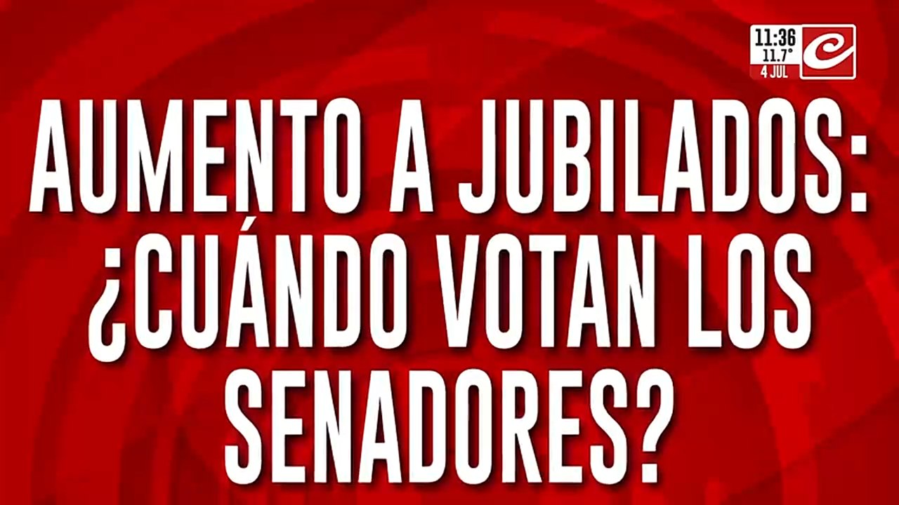 Atención jubilados... ¿los senadores aprueban el porcentaje de aumento de haberes?