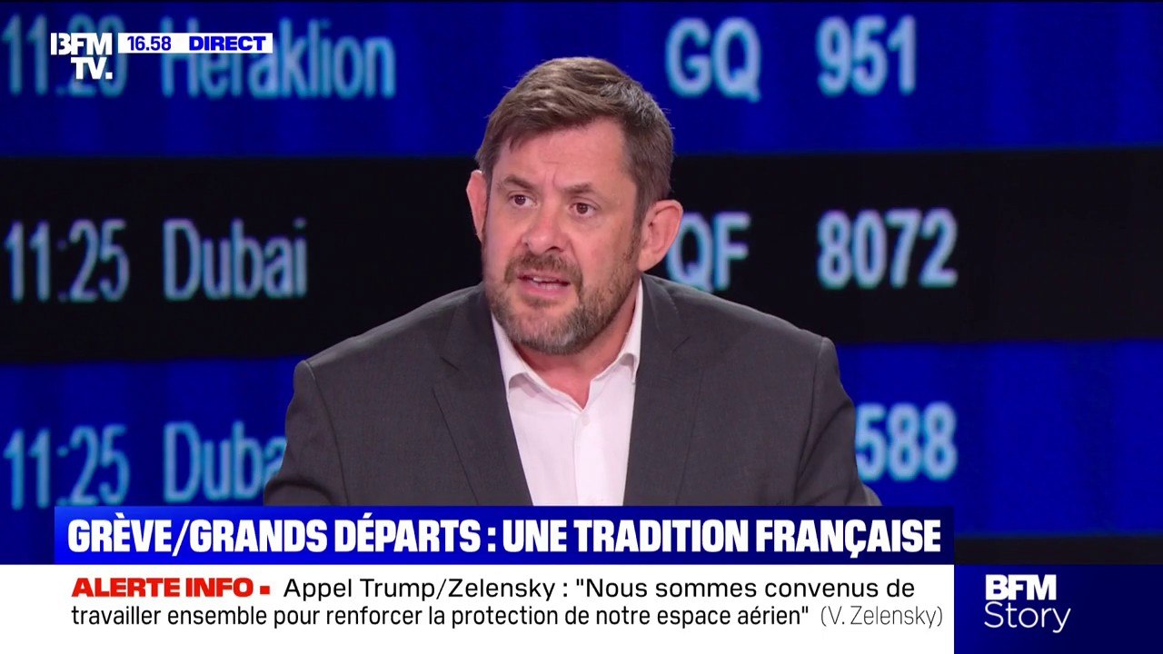 Grève des contrôleurs aériens: "Il y a manifestement des problèmes de management", estime François Kalfon, député européen PS-Place Publique