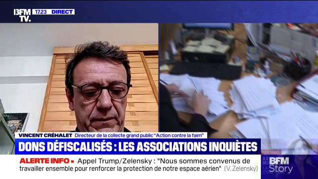 Dette: pour Vincent Créhalet (Action contre la faim), la fin de la défiscalisation des dons aux associations serait une catastrophe