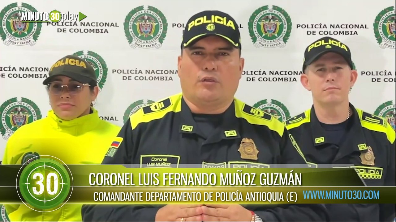 Caen alias 'Matías' y 'Chepe', presuntos cabecillas del Clan del Golfo: uno implicado en homicidio de policía en Antioquia