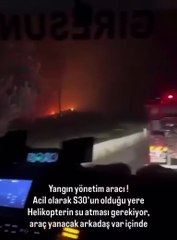 Yangının ortasında kaldı! İtfaiyecinin “aracı terk et” emrine verdiği cevap Türkiye'yi salladı