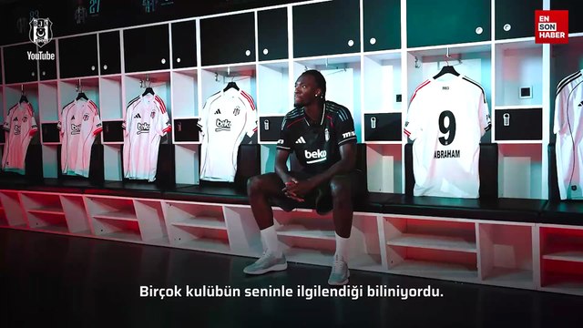 Tammy Abraham: Kendimi Beşiktaş oyuncusu olarak adlandırmaktan gurur duyuyorum