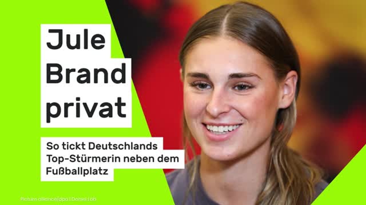 Jule Brand privat: So tickt Deutschlands Top-Stürmerin neben dem Fußballplatz