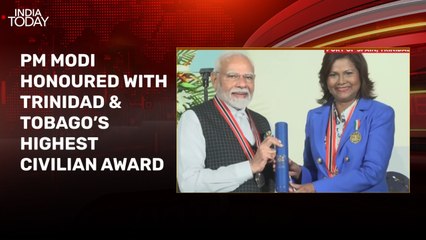 PM Modi conferred with Trinidad and Tobago's highest civilian honour
