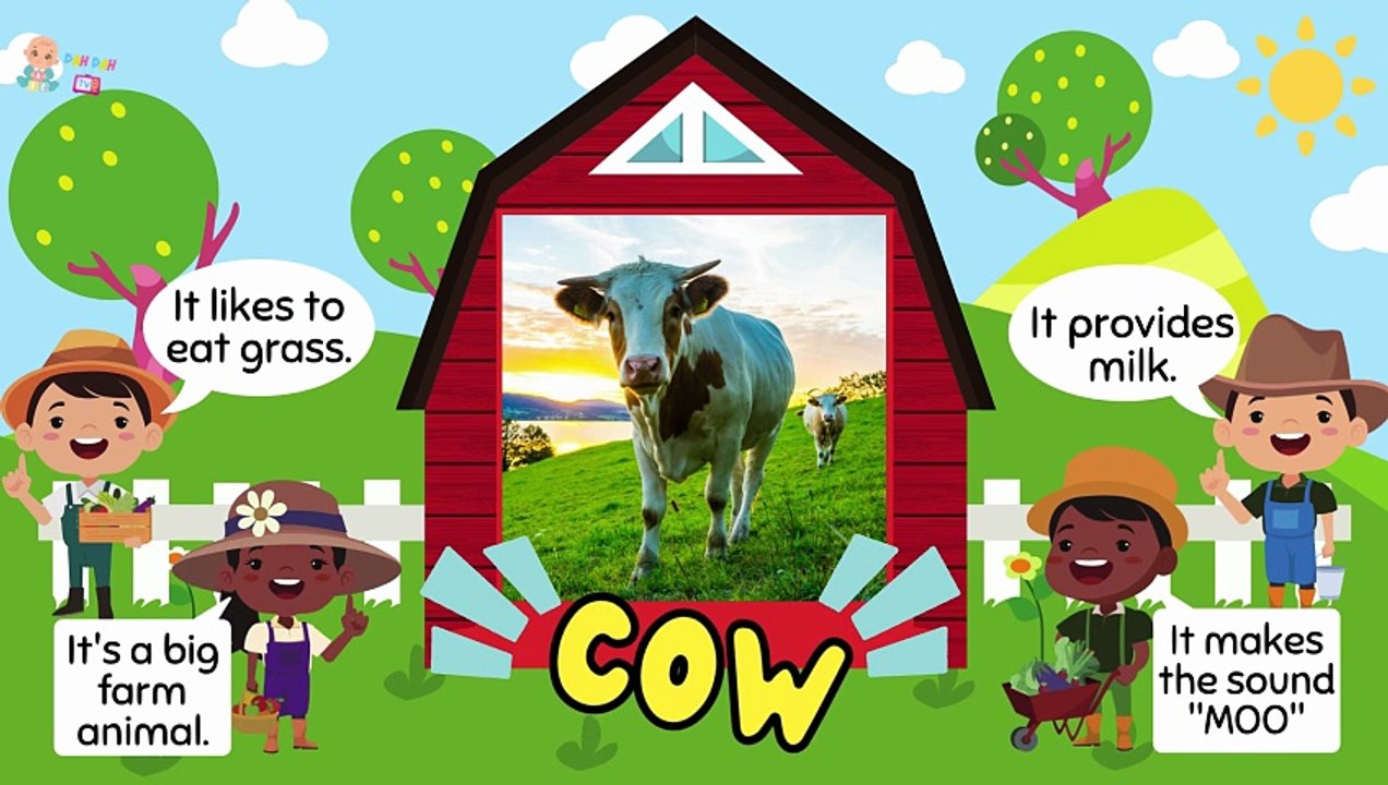 Guess the Farm Animals! 🐮🐔 | Animal Rhymes for Kids | Baby Songs & Nursery Songs in English | Education Videos | Preschool Learning |