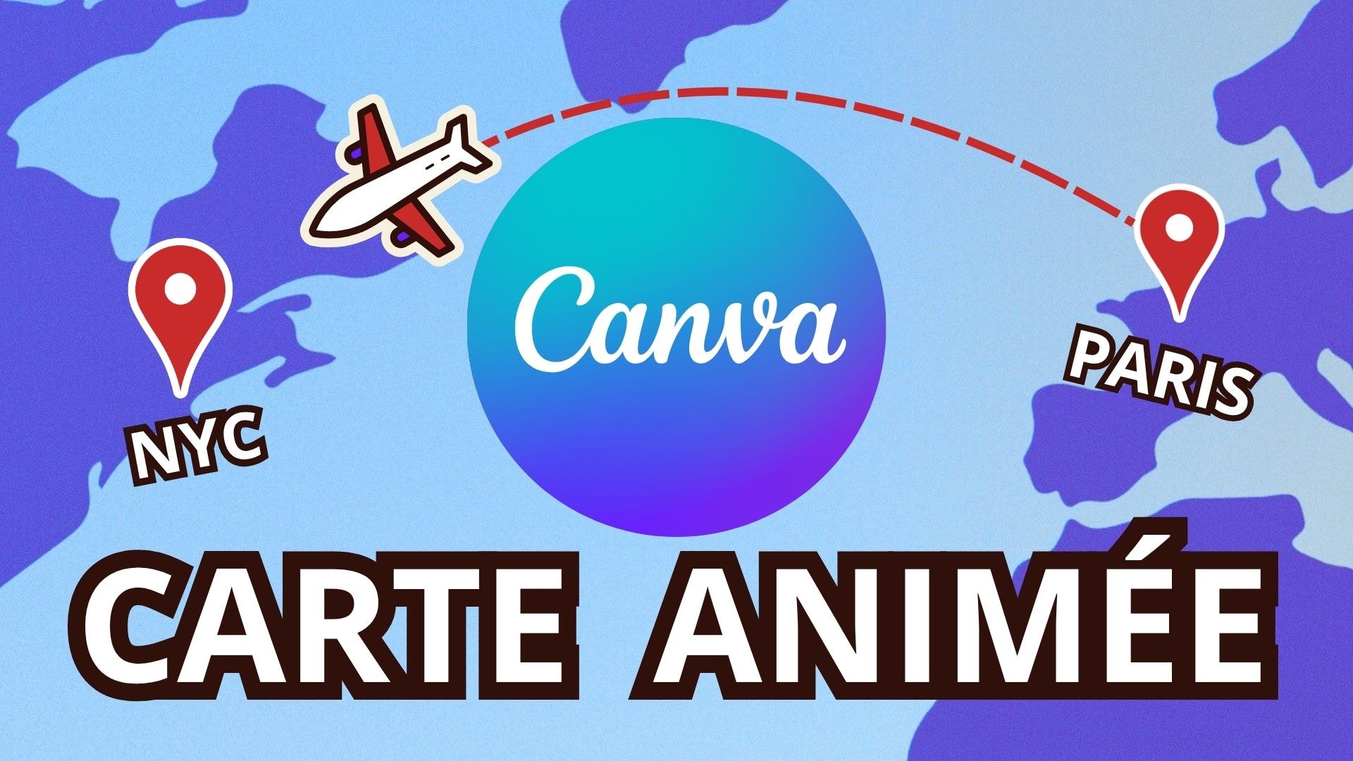 Créer une carte animée sur Canva