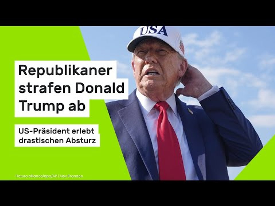 Republikaner strafen Donald Trump ab: US-Präsident erlebt drastischen Absturz
