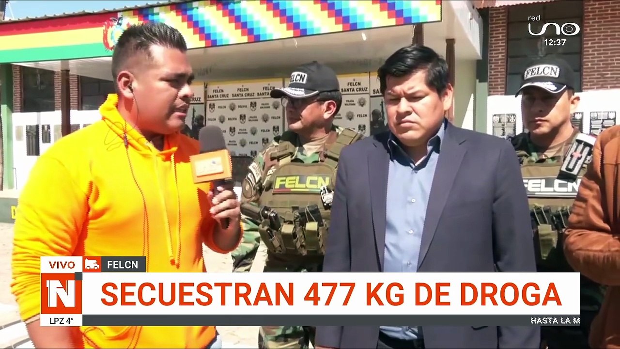 Secuestran 477 Kg de droga