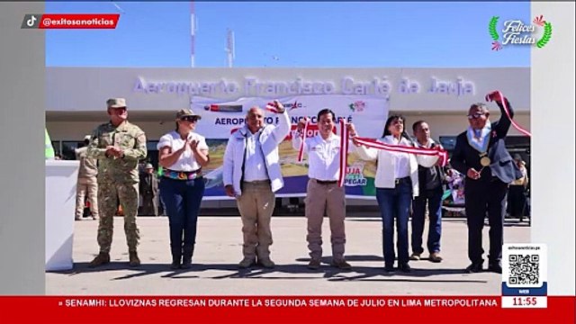 Ministro de Transportes y Comunicaciones anuncia reanudación de operaciones aéreas en aeropuerto de Jauja