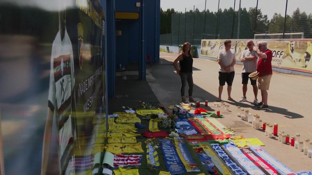 A academia de Diogo Jota se transforma em memorial enquanto fãs prestam homenagem