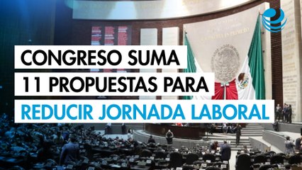 Congreso suma 11 propuestas para reducir la jornada laboral