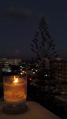 This Candle Didn’t Go Out — Even at Sunset! 🔥🌅