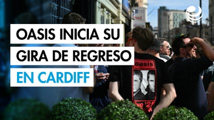 Oasis arranca su gira de regreso en Cardiff