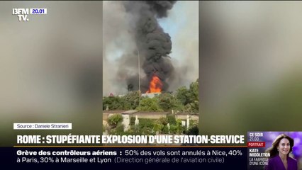 Rome: une station-service explose faisant une quarantaine de blessés, la cause de l'accident encore inconnues