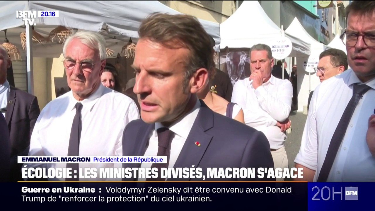 “Ils doivent s’occuper des politiques qu’ils conduisent”: Emmanuel Macron recadre ses ministres, divisés sur la question énergétique