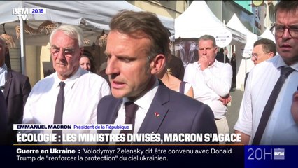 “Ils doivent s’occuper des politiques qu’ils conduisent”: Emmanuel Macron recadre ses ministres, divisés sur la question énergétique