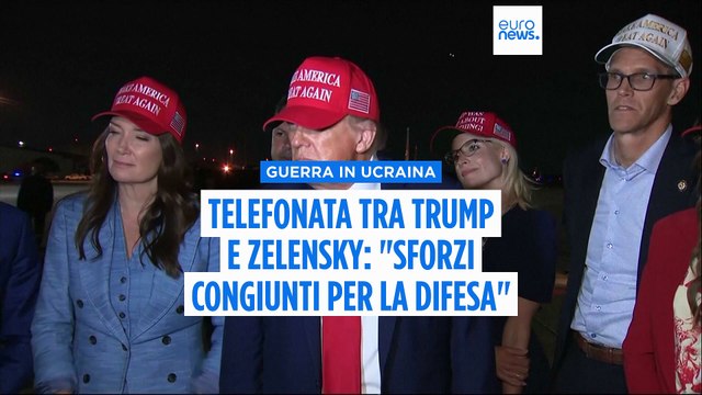 Telefonata Zelensky-Trump: concordati sforzi congiunti per la difesa dell'Ucraina