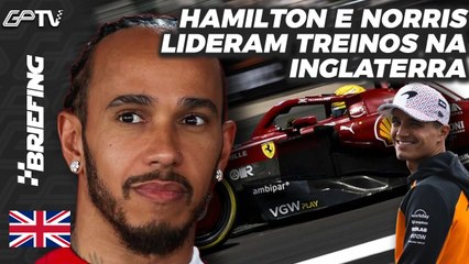 NORRIS LIDERA, FERRARI ENTRA NA BRIGA, BORTOLETO É 13º: A F1 NA INGLATERRA | BRIEFING